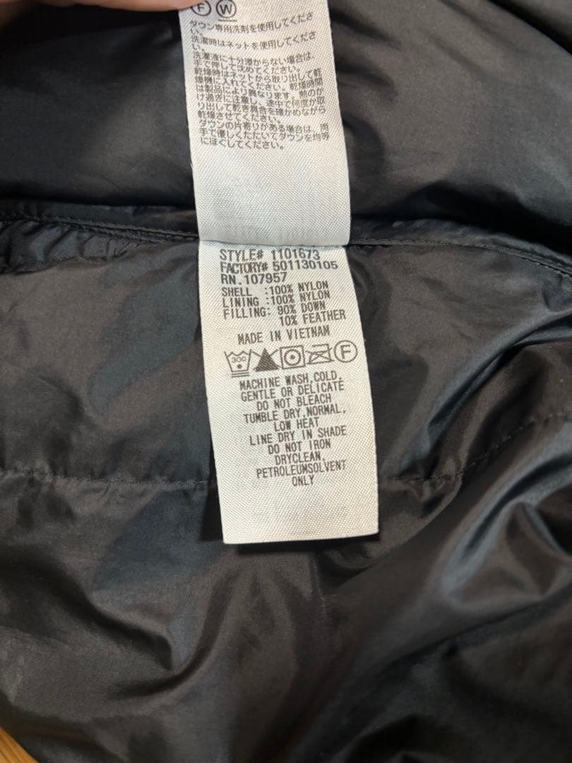 mont-bell ネージュダウンパーカ ブラック M-R