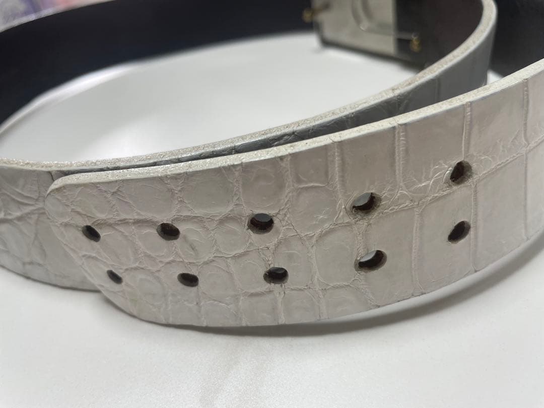超レア!59belts ゴルフ　ベルト アリゲーター　ブラック　ホワイト