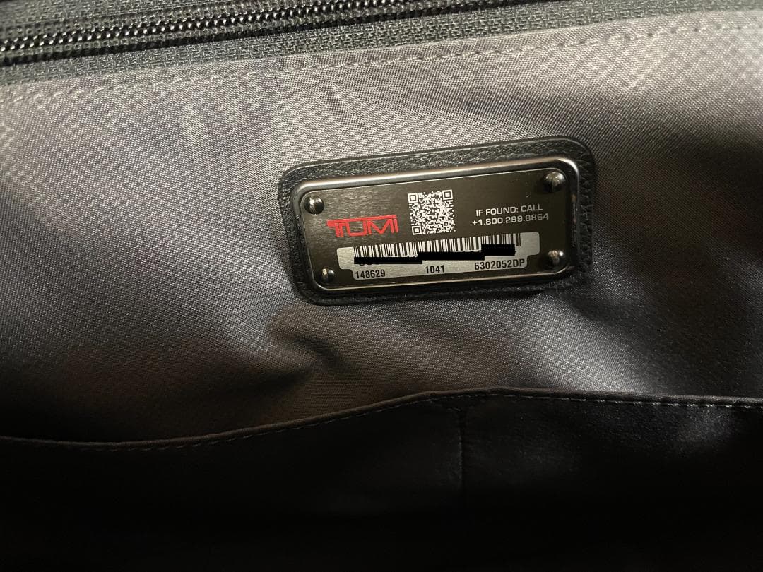 TUMI HARRISON トップジップブリーフ オールレザー ビジネスバッグ