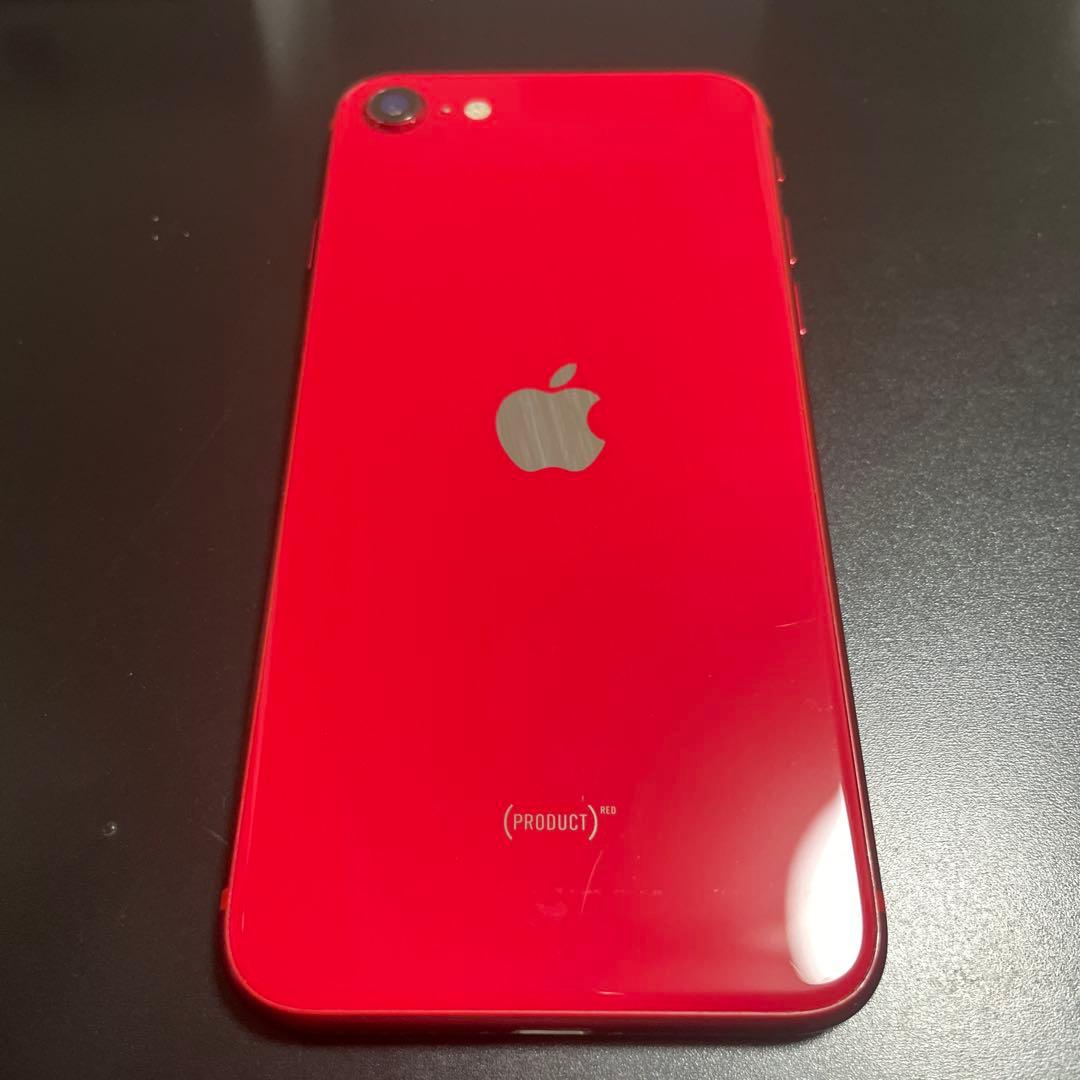 【値下げしました】iPhone se2 本体 128GB レッド　箱付き