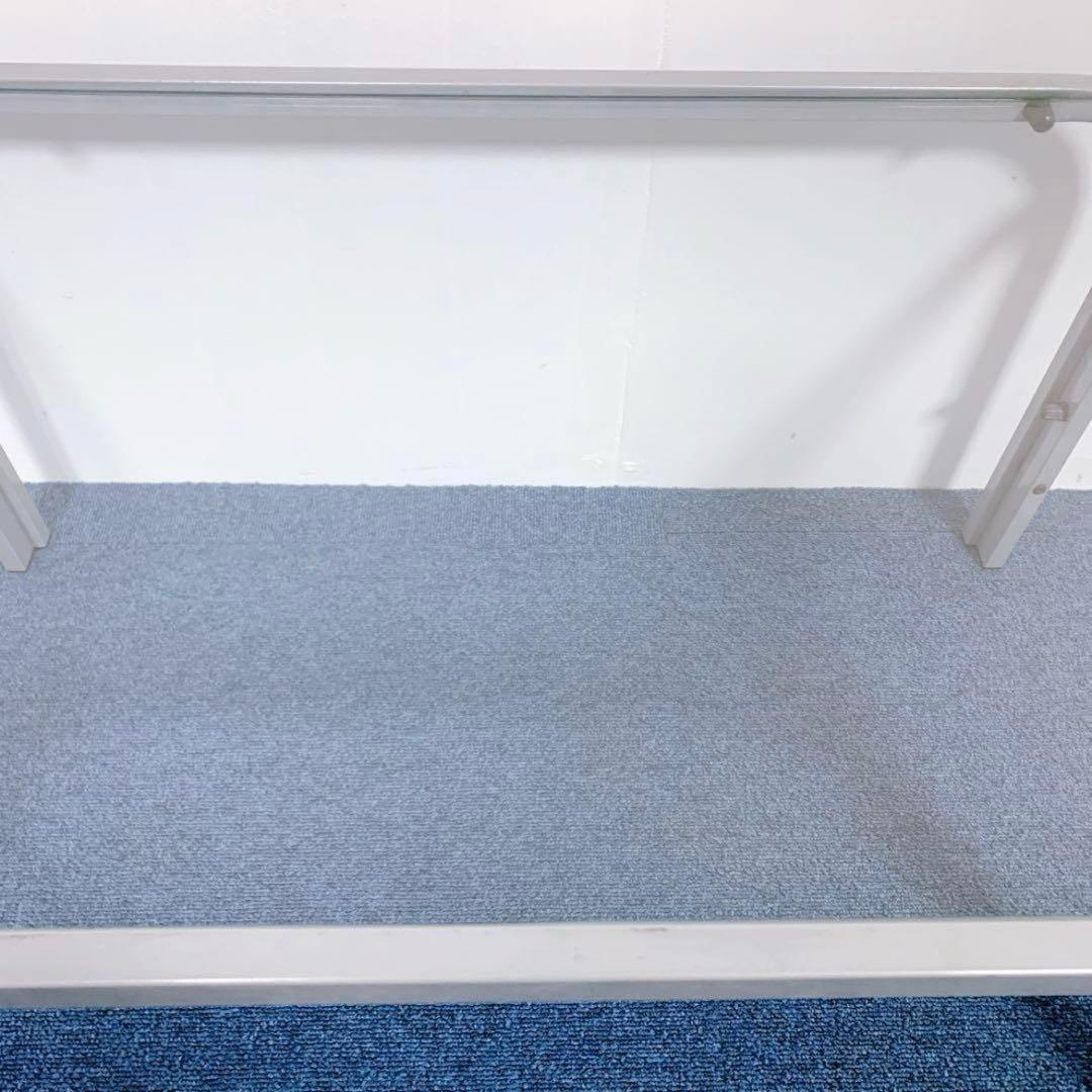 【アンティーク】昭和レトロ アイアンフレーム ガラステーブル センターテーブル