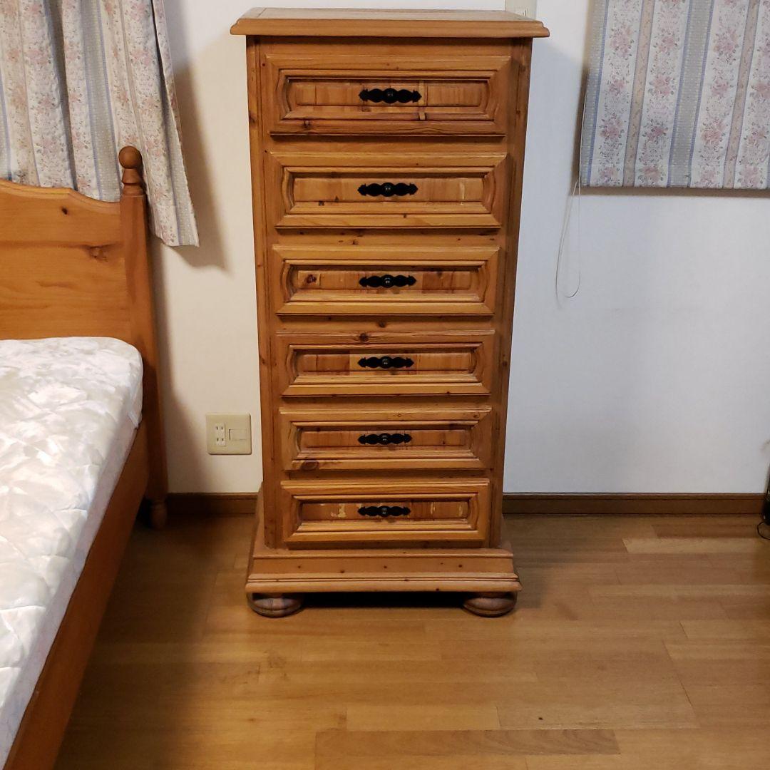 パインのハイチェスト