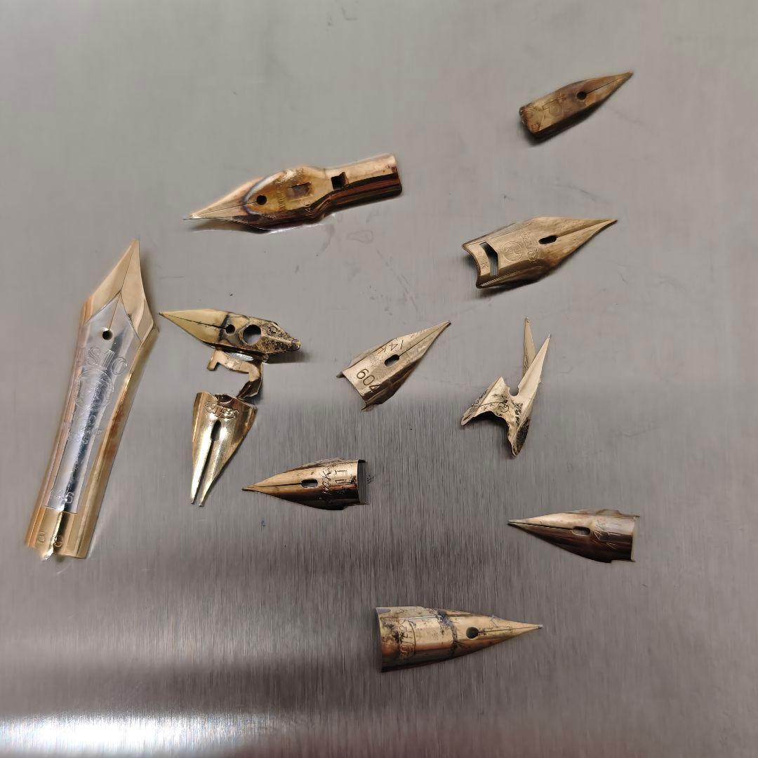 万年筆 ペン先 14K刻印 まとめ 約2.41g