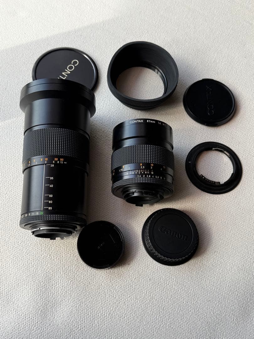 CONTAX　レンズ二本セット　CarlZeiss