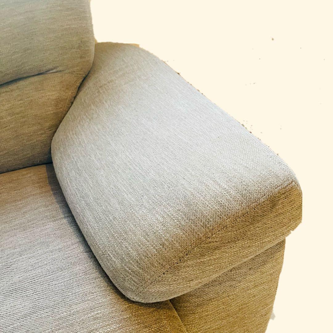 ニトリ　2人用　2人掛け　ソファ　ベージュ　直接　ハード