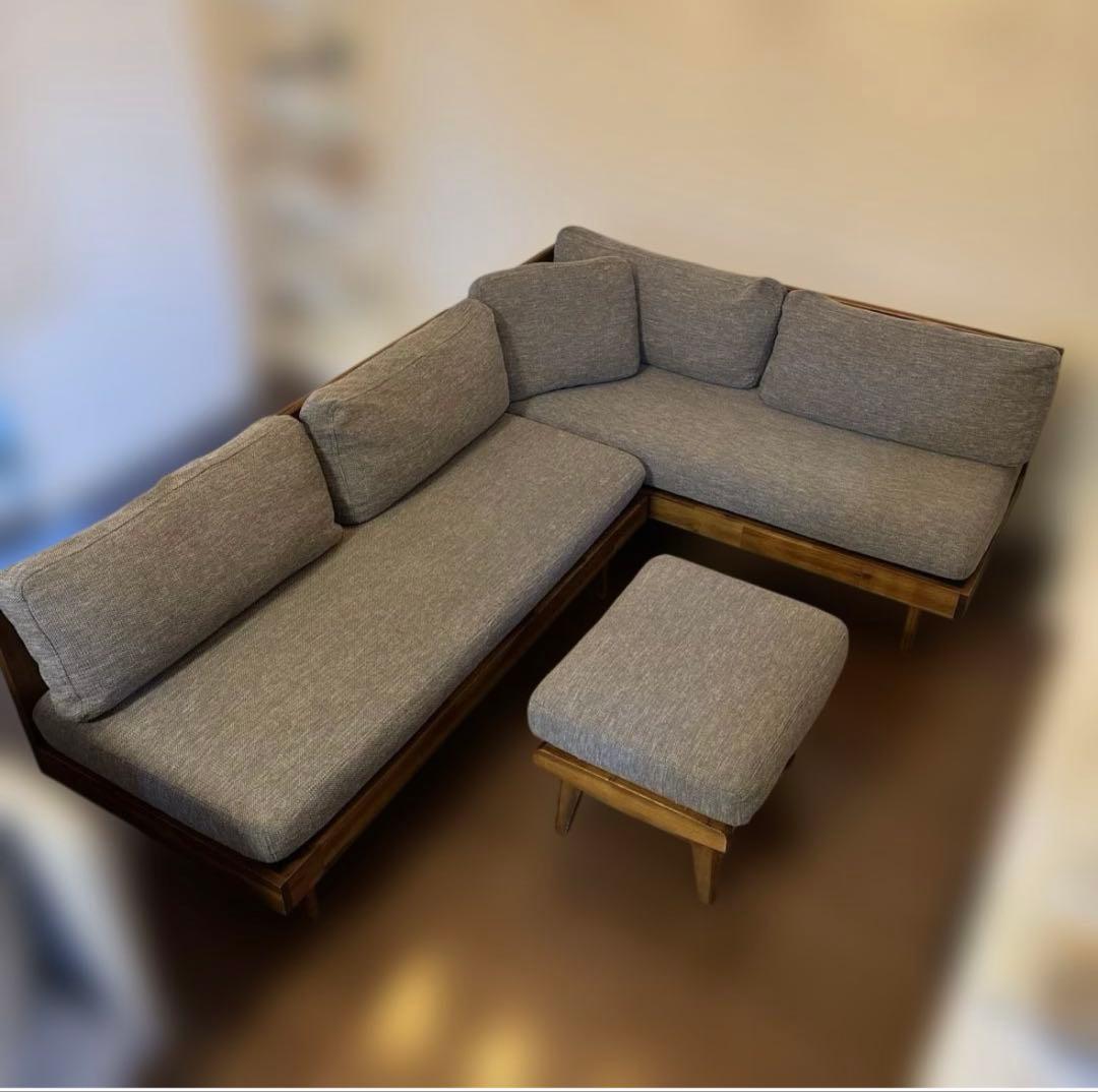 ウニコ スウェラ ソファ 【オットマン】