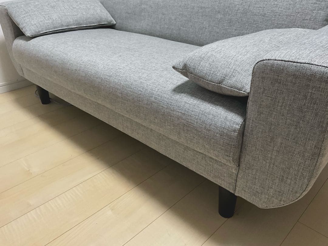 LOWYA 2人掛けソファ グレー