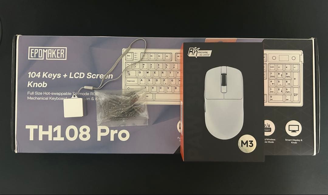 EPOMAKER TH108 Pro +  Kludge M3 セット