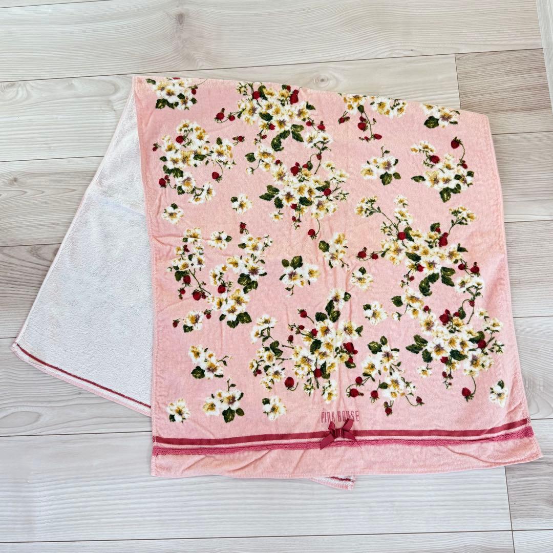 PINKHOUSE バスタオル 3枚セット 花柄 チェリー柄