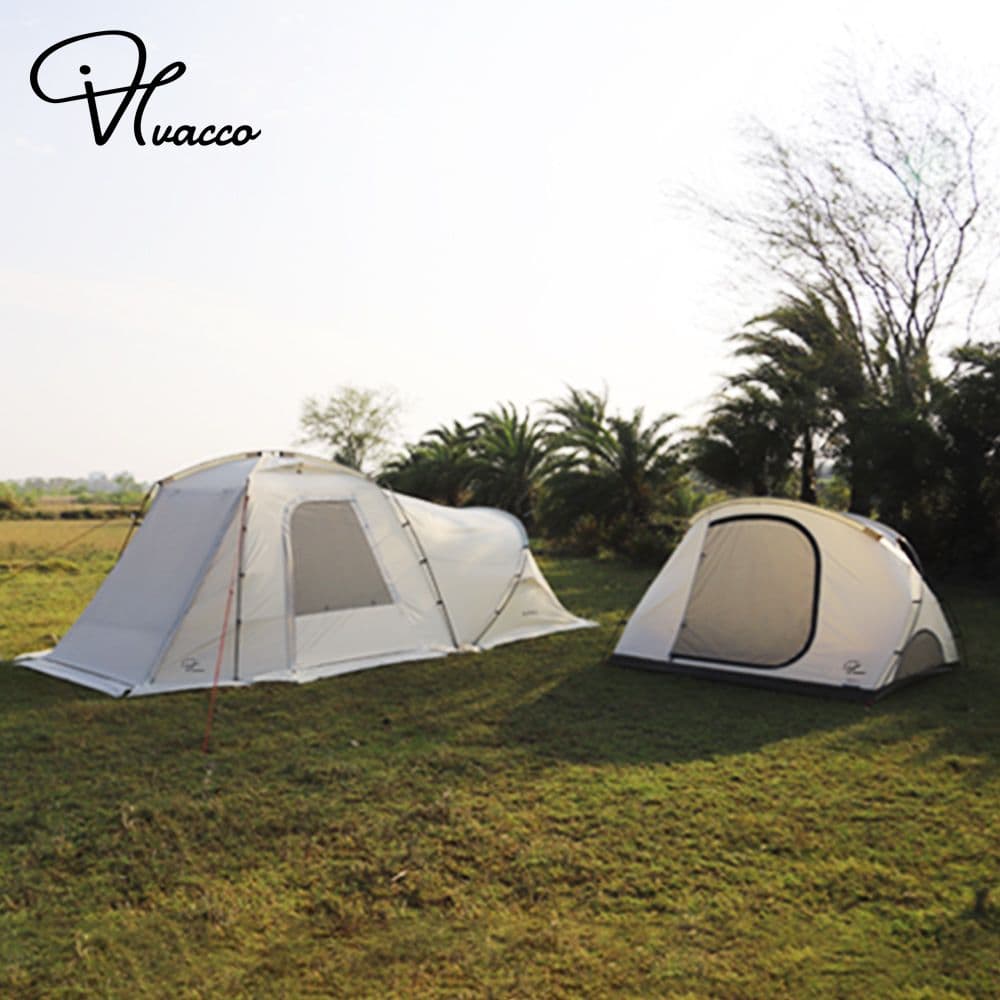 新品 韓国ブランドVIVACCO 2 ROOM テント サンシェード付き