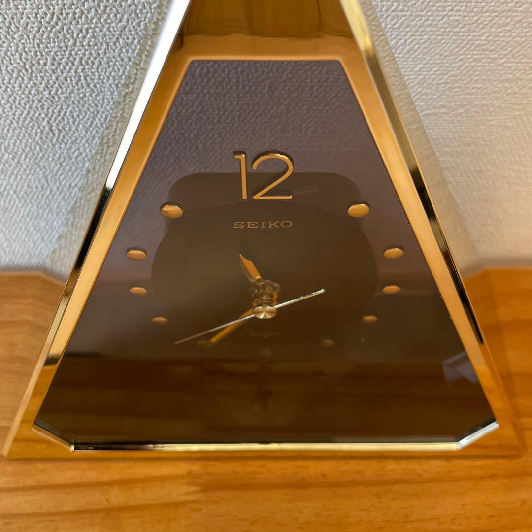 SEIKO 置き時計　ピラミッドクォーツ