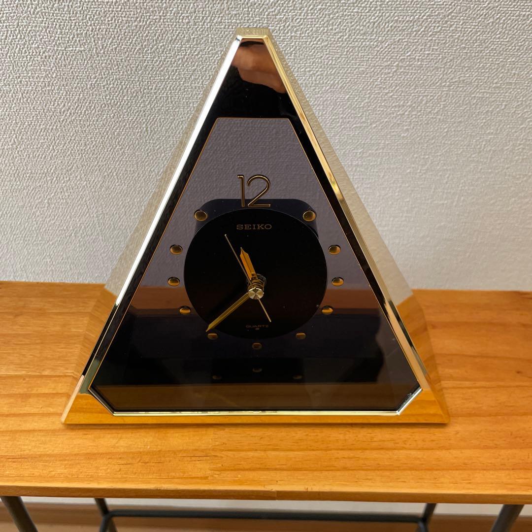 SEIKO 置き時計　ピラミッドクォーツ
