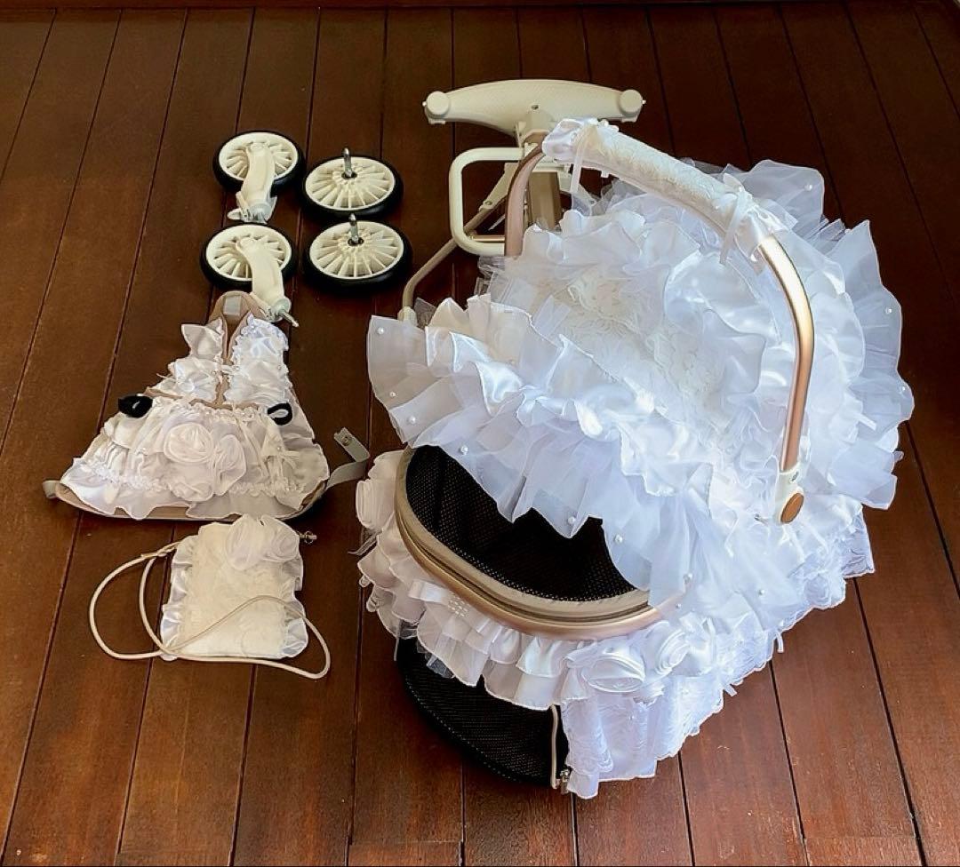 エレガント ドッグカート バギー ペットカート 犬 ヒスクローネ さえら