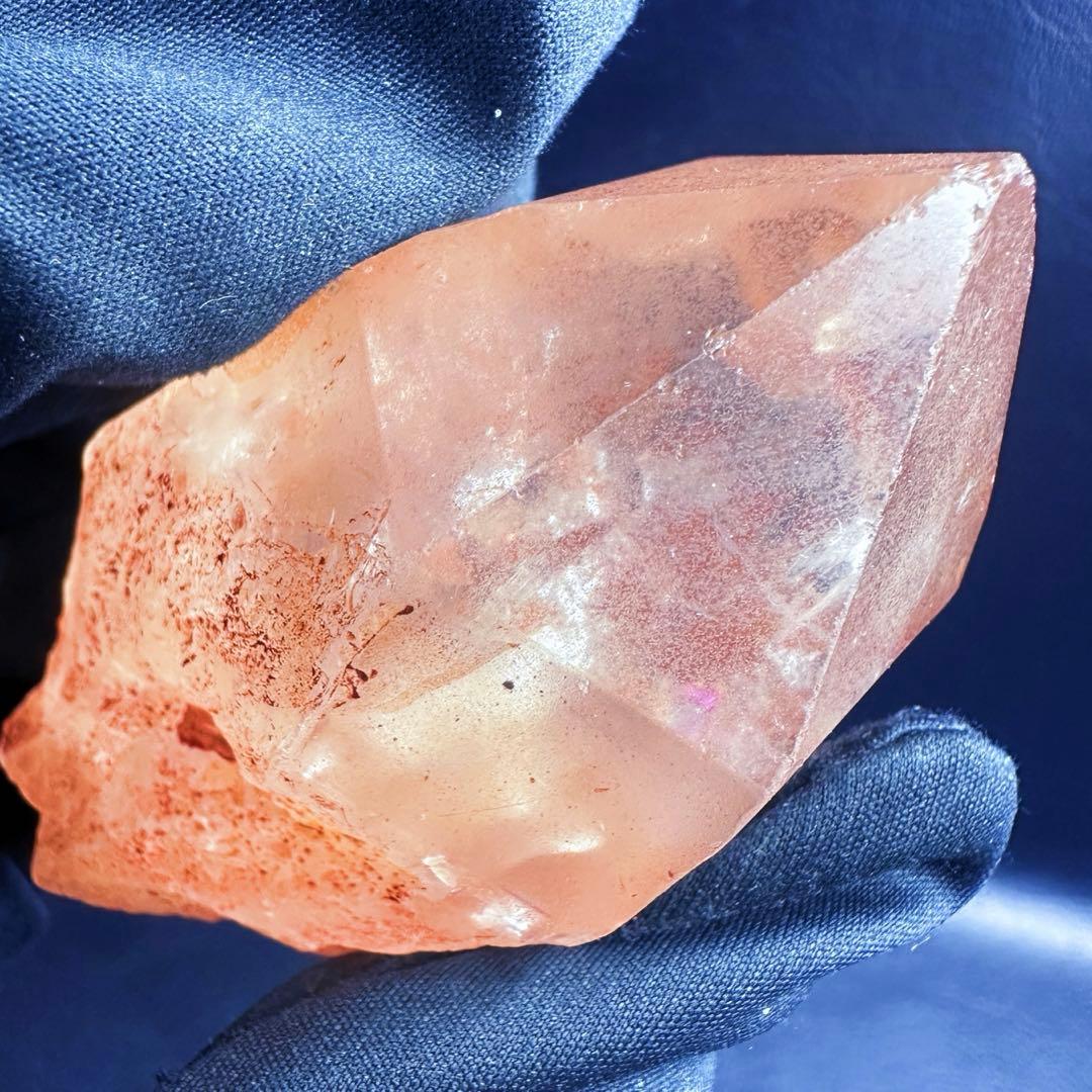 爆レア❗️超綺麗♡可愛い♡レインボー☆ピンクレムリアンシード原石ポイントA1377