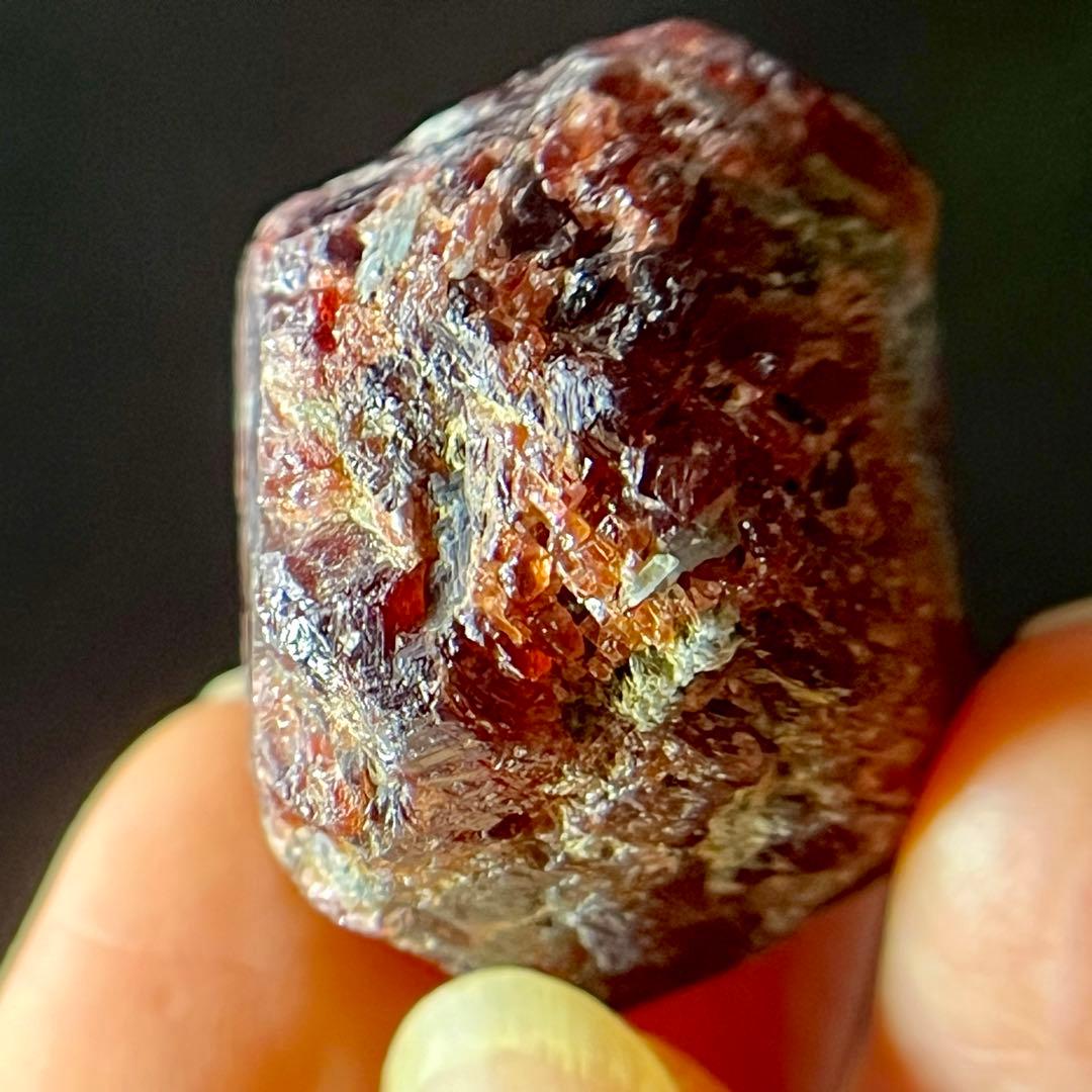 巨大 レッド ガーネット 163.65ct 原石 鉱物 天然石 パワーストーン