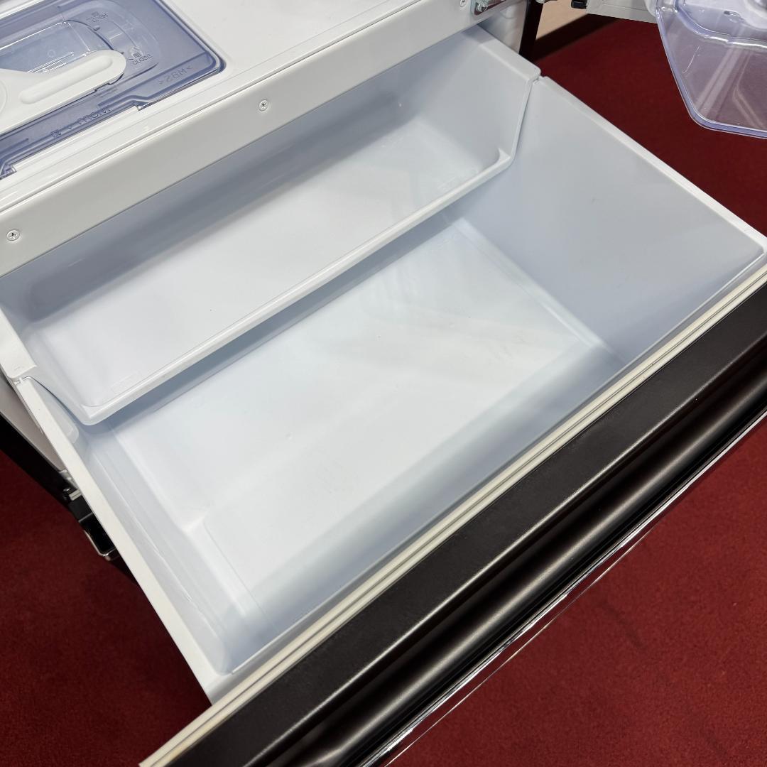 都内23区配送無料　美品三菱3ドア冷蔵庫330L　製氷有2020年製お洒落な茶色