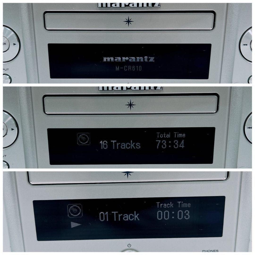 マランツ M-CR610 ネットワーク CDレシーバー リモコン付 SPケーブル