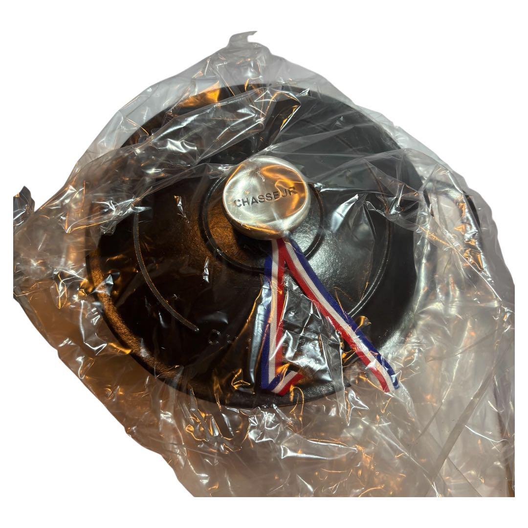 CHASSEUR 20cm 両手鍋 未使用 ブラック