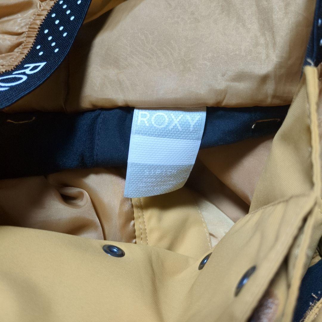 【美品】ROXY　スノボウェア　上下セット　総柄　小花柄　キャメルブラウン　Ｓ
