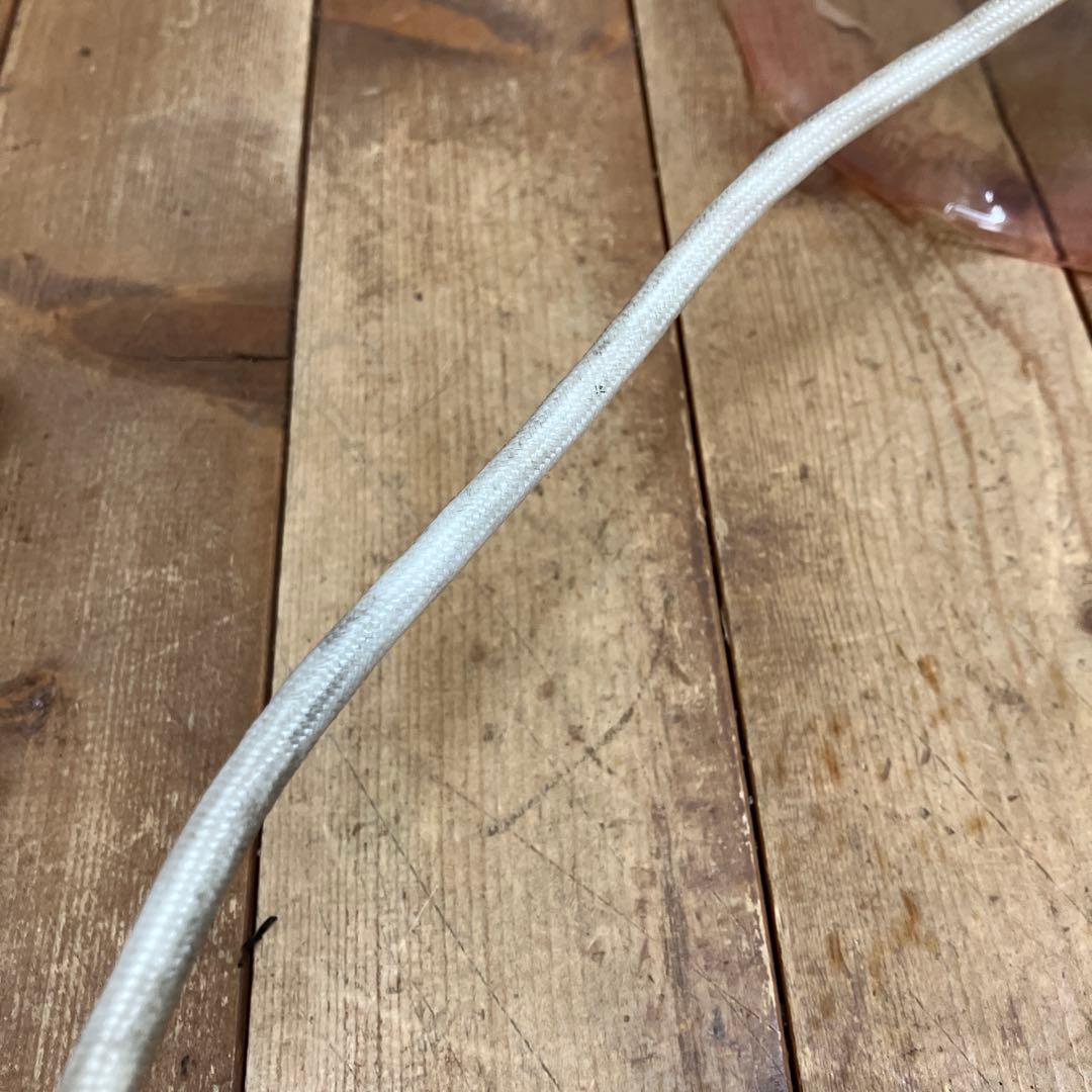 D-2 昭和レトロ フリル型 ガラスシェード ペンダントライト シーリングライト