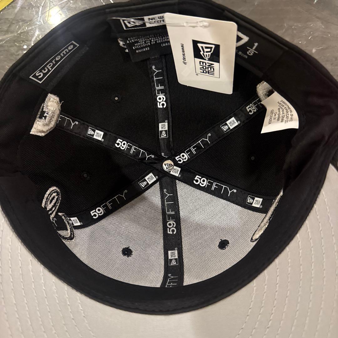 Supreme 59FIFTY ブラック キャップ 7 1/8