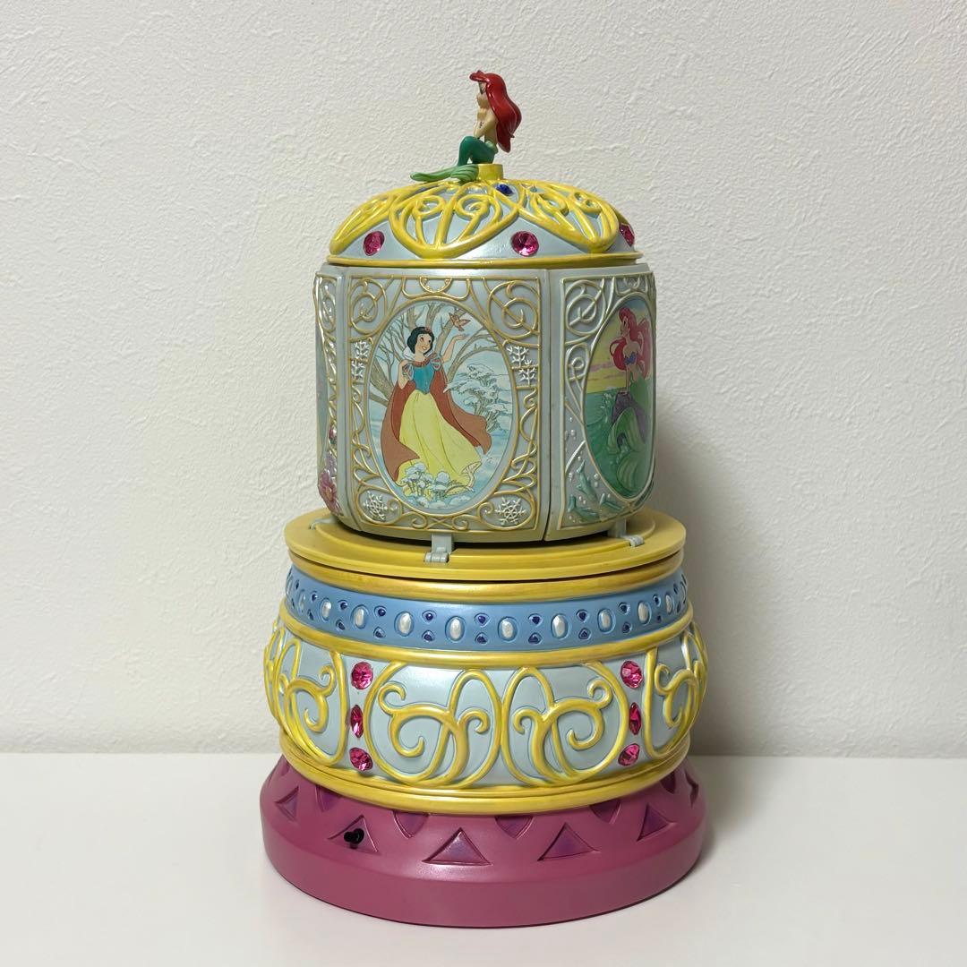 ディズニー　プリンセス　オルゴール　スノードーム