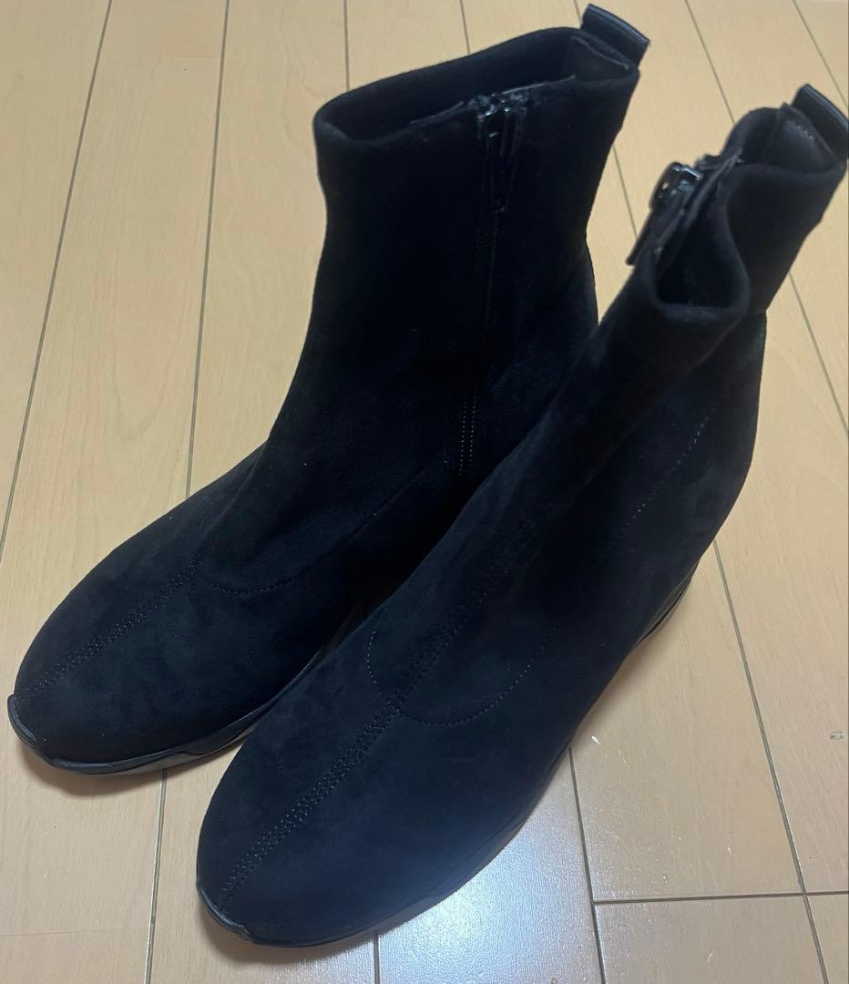 美品　ダイアナ　美脚見えウェッジソールショートブーツ　最終価格