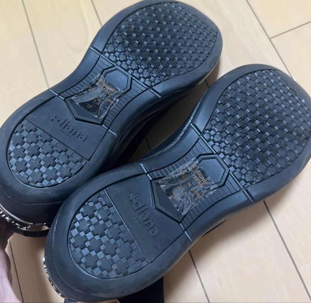 美品　ダイアナ　美脚見えウェッジソールショートブーツ　最終価格