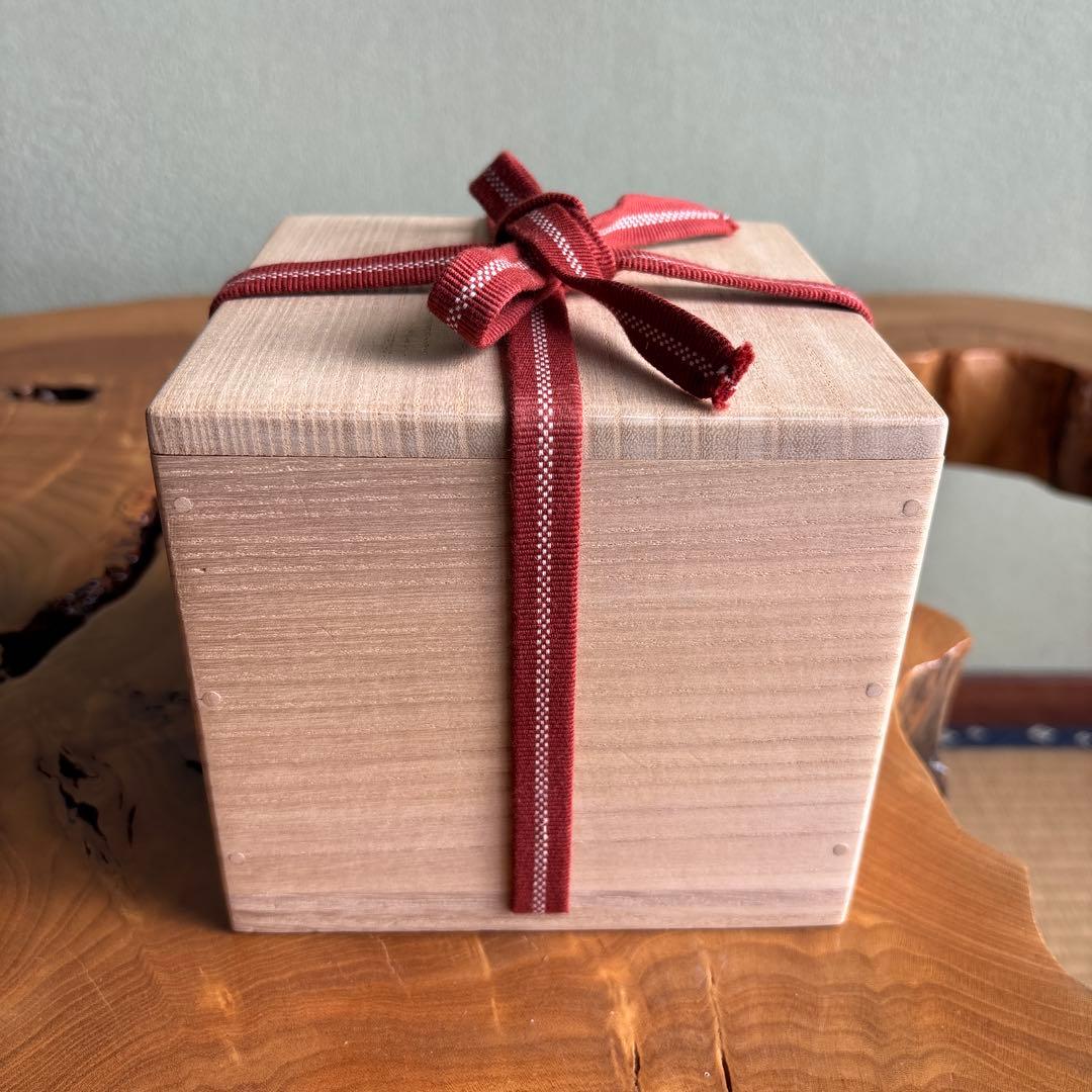 貴和皓山造 抹茶碗 茶道具 共箱(40Aa)