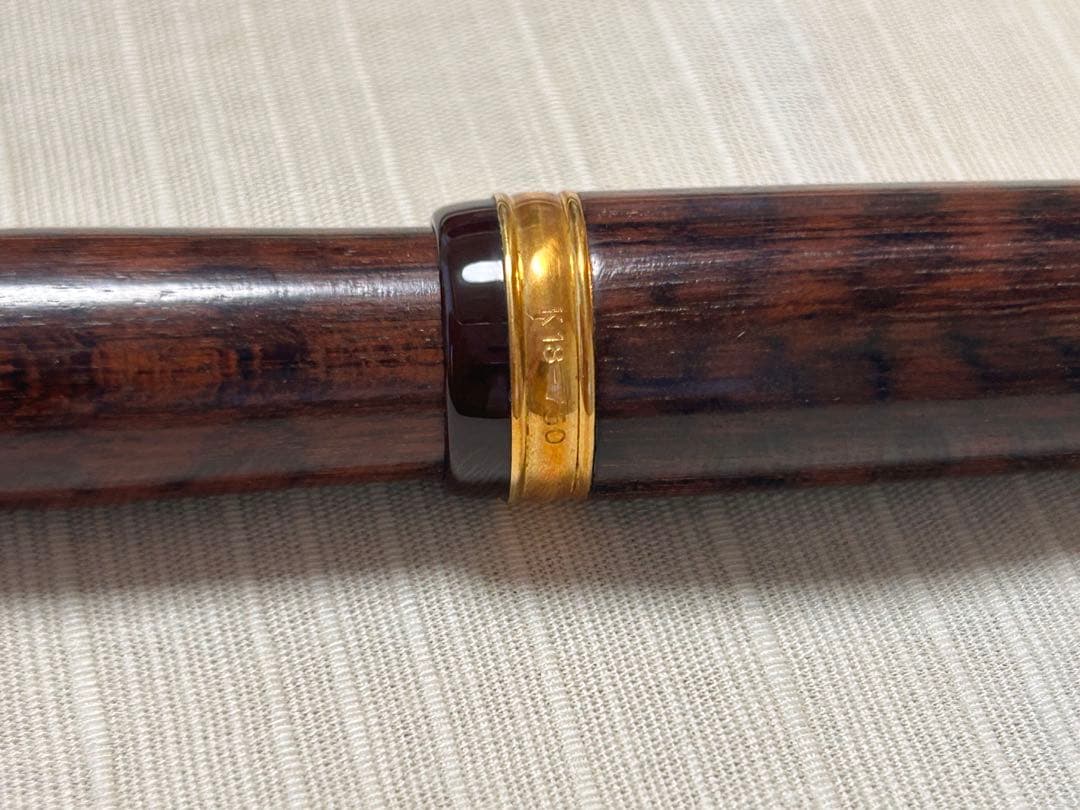 【美品】プラチナ万年筆 創業70周年記念 レターウッド スネークウッド セット