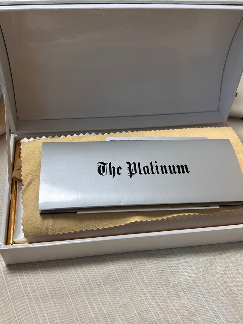 【美品】プラチナ万年筆 創業70周年記念 レターウッド スネークウッド セット