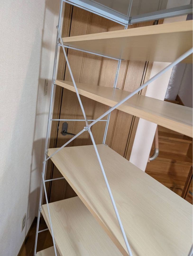 ■送料込■無印 MUJI スチールユニットシェルフ 衣類収納 ワードローブ棚家具