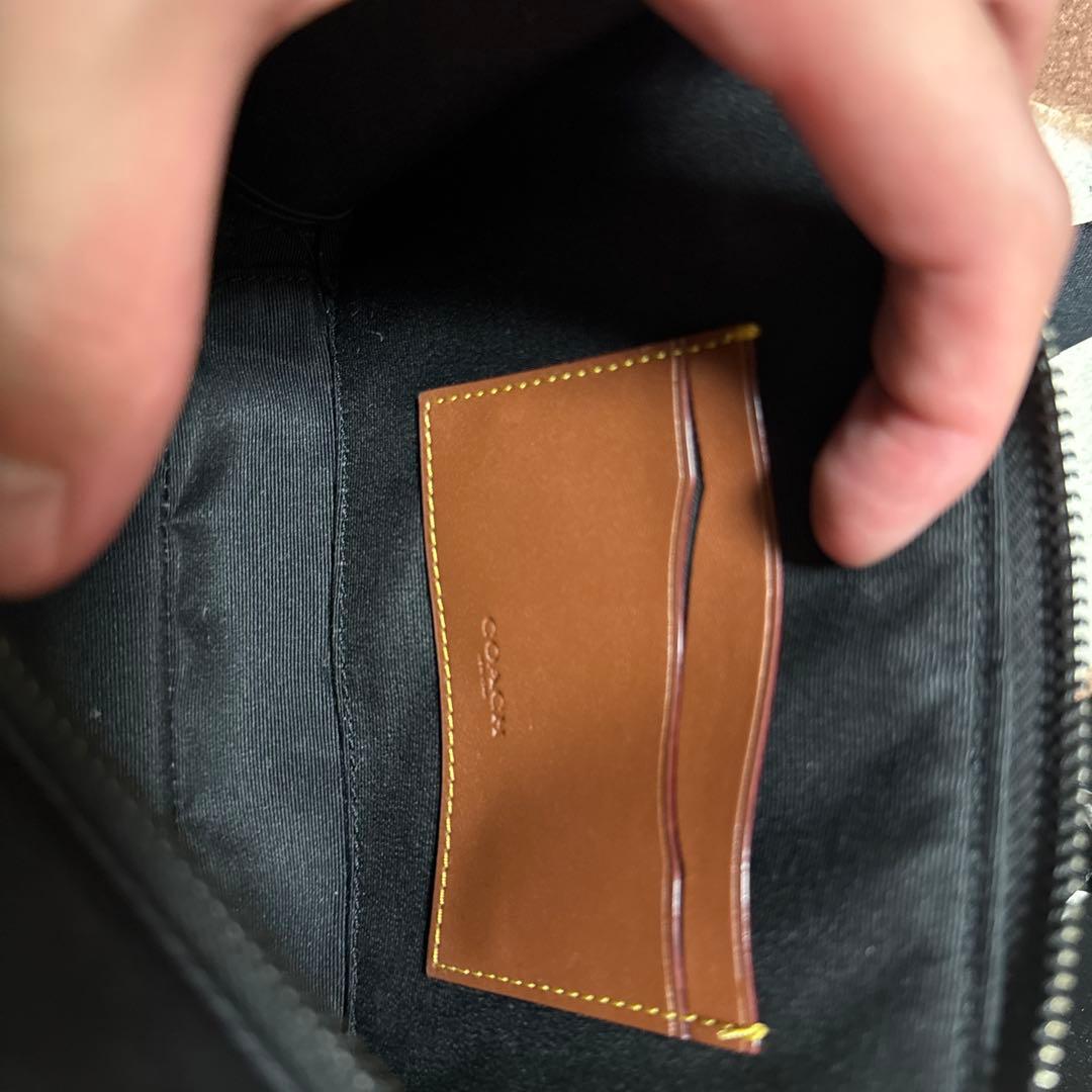 COACH ブラック ショルダーバッグ CW365QBM5