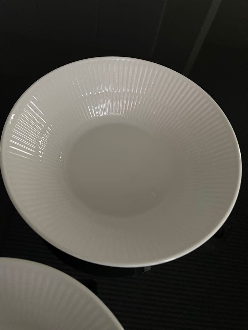 【新品】ロイヤルコペンハーゲン ホワイトフルーテッド ディーププレート17cm