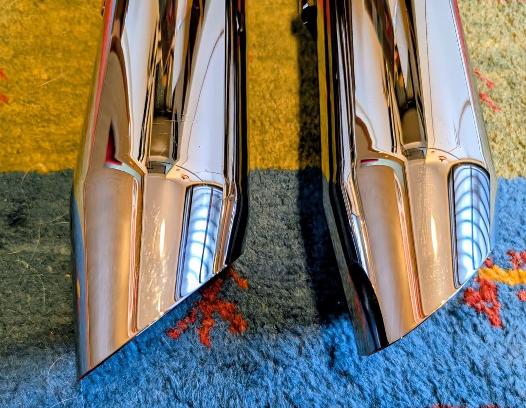 ハーレー 純正 北米マフラー バロニーカット パンチアウト済み スポーツスター