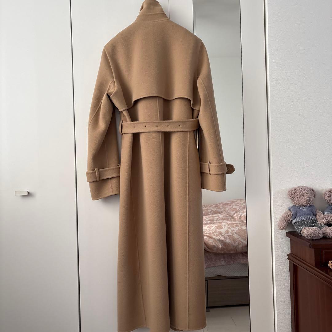 セオリー　アウター　キャメルウールコート