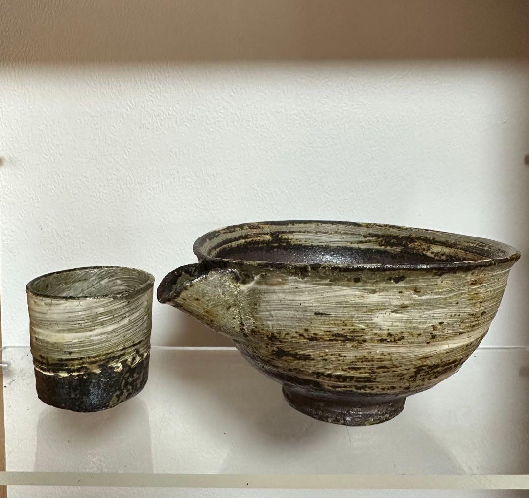 尾形アツシ 酒器 片口 ぐい呑み