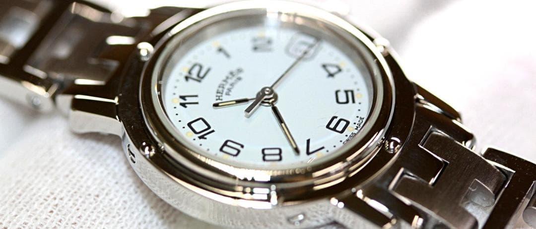 HERMES　CL4.210　WhiteDial　エルメス　クリッパー 040