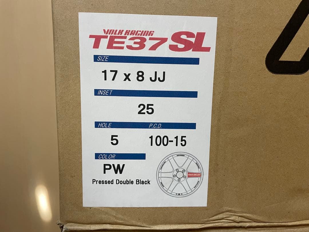 RAYS TE37 SL 17 8JJ ＋25 特注　稲継エンジニアリング