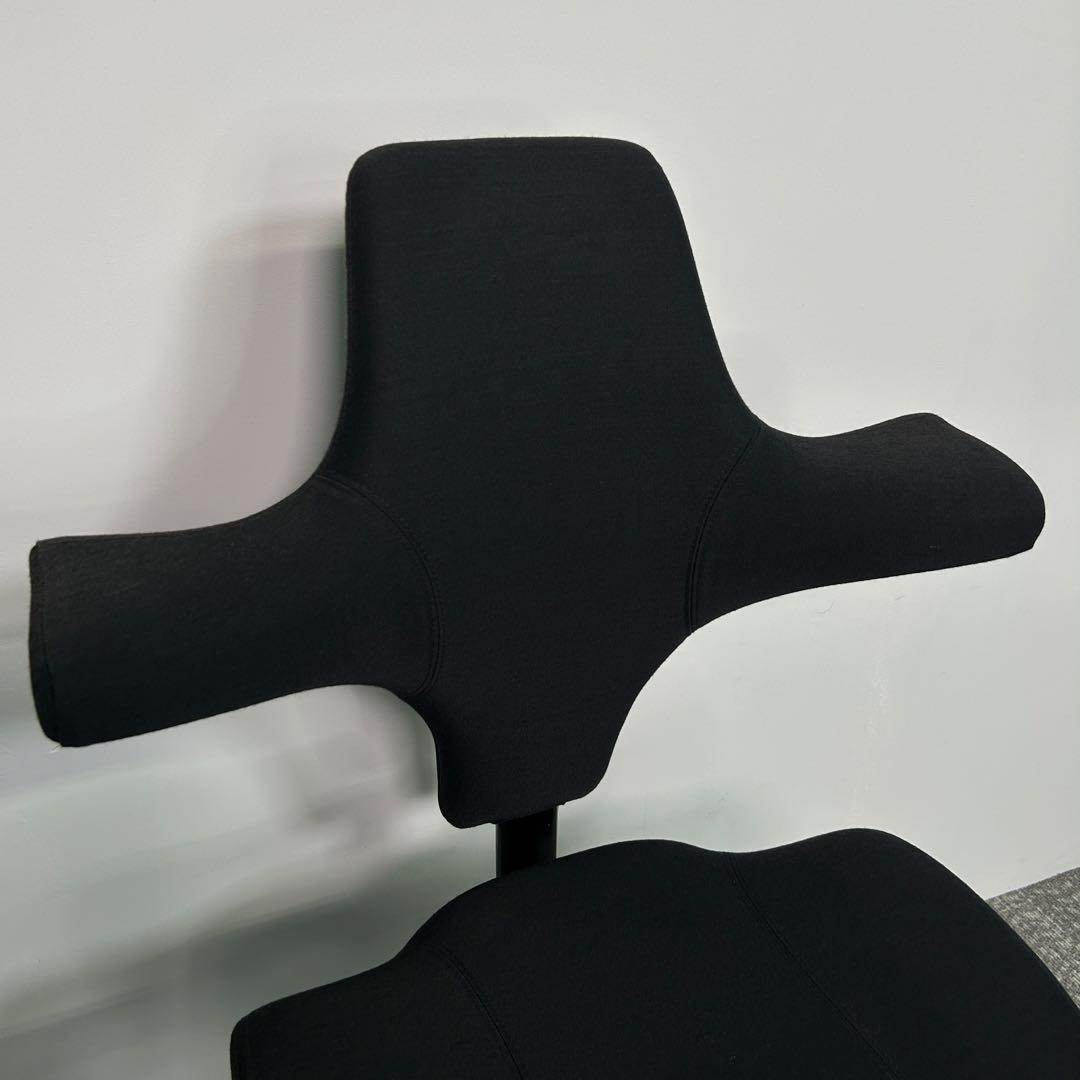 【A】オフィスチェア HAG Capisco ホーグ カピスコ 布張 　ブラック