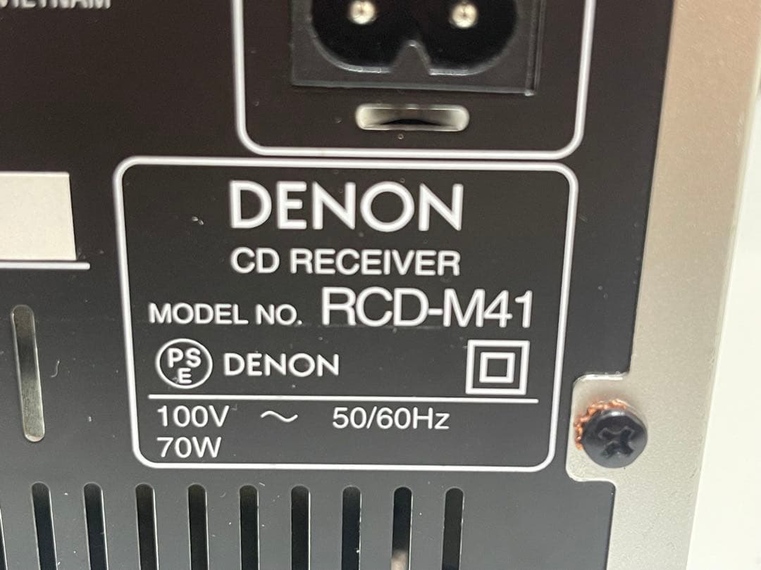 DENON CD RCD-M41プレーヤー シルバー