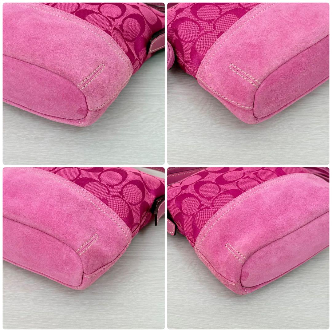 バッグ Vintage Coach mini Satchel Purse Pink