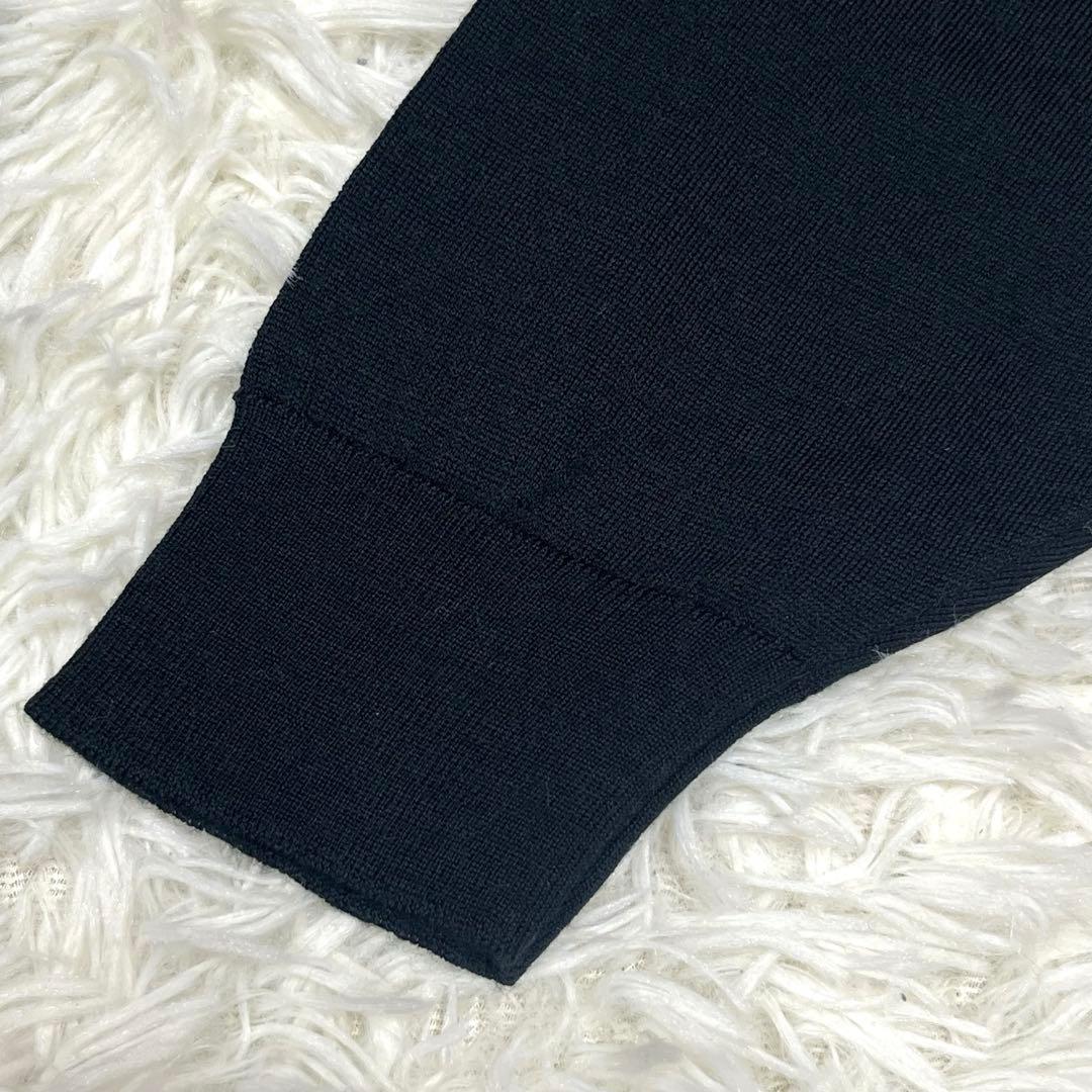 未使用品✨JOHN SMEDLEY タートルネックニット ブラック Lサイズ