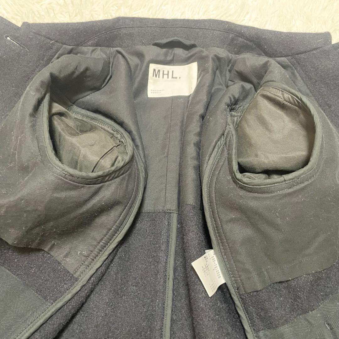 M.H.L ウールコート　ブラック