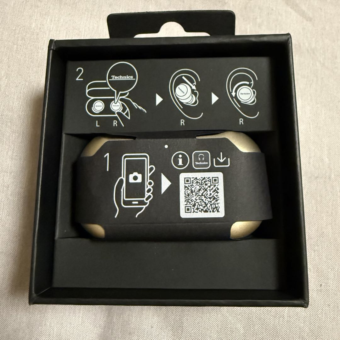 【美品】Technics EAH-AZ100 シャンパンゴールド