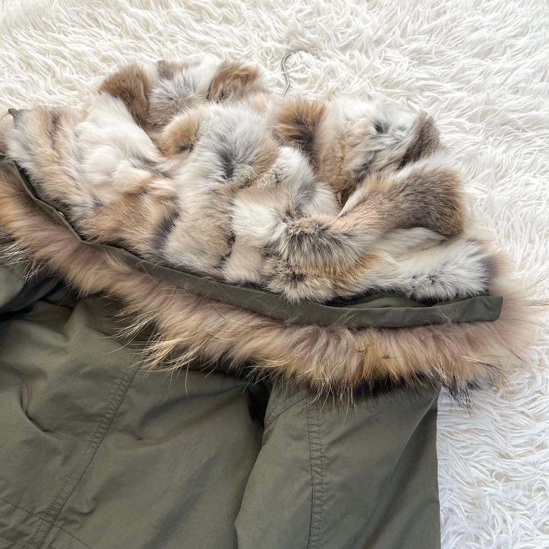 ドゥーズィエムクラス リアルファー ライナー付きモッズコート M65 4way