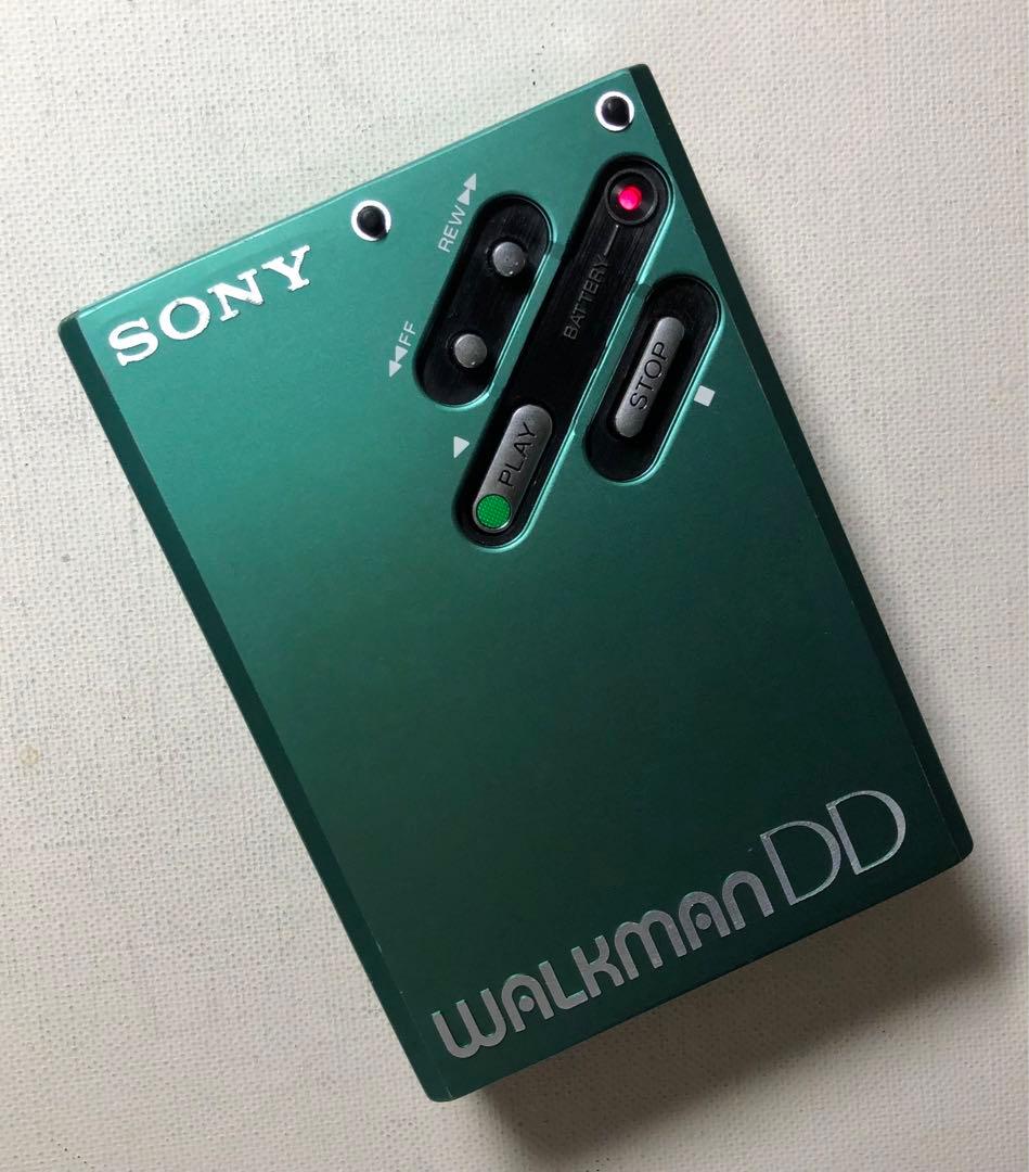 液漏れ復活もワウフラ仕様通りSONY WM-DD 可動品グリーンP