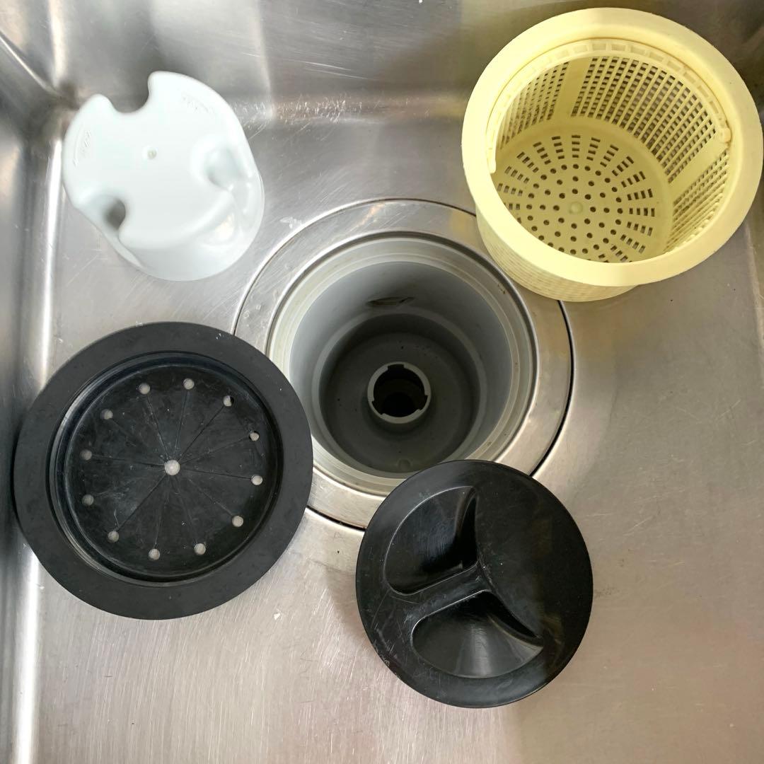 フジマック ステンレス製片扉付1槽シンク KAKUDAI 混合水栓付 ➁