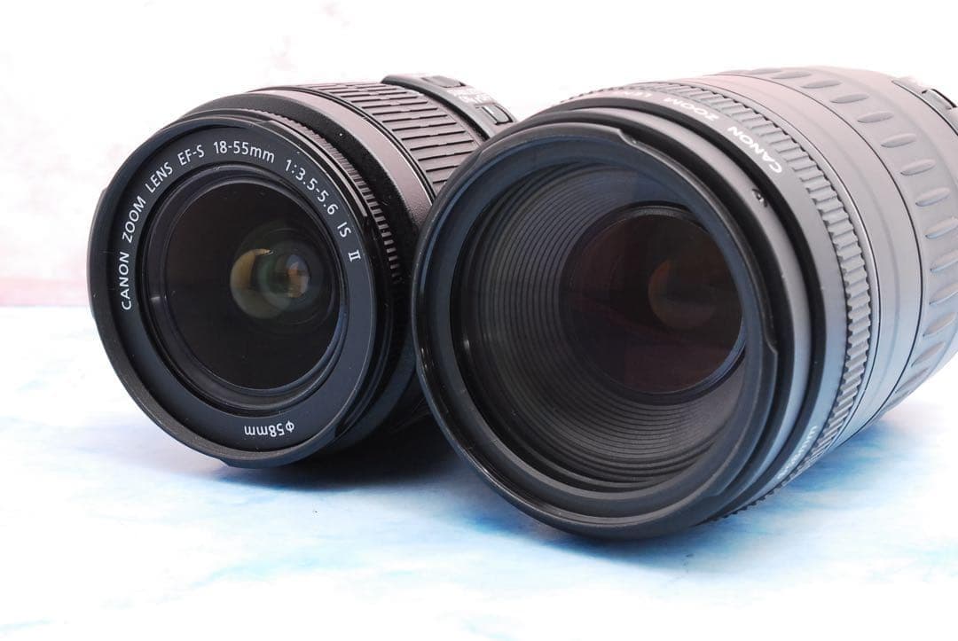 Canon kiss X9★豪華Wレンズセット★Wi-Fi★一眼レフカメラ