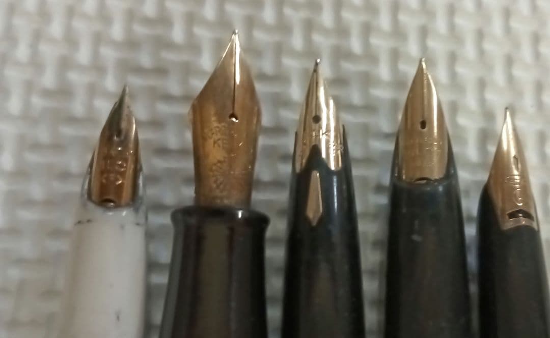 万年筆　ジャンク　ペン先14K 18K 5本セット